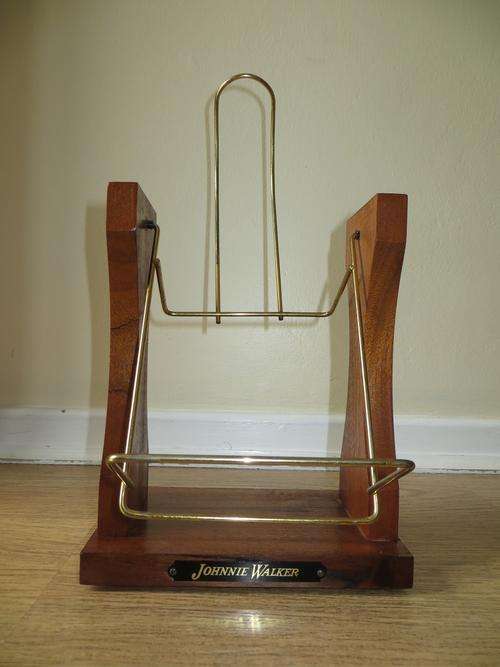 Vintage Johnnie Walker 20Litre Wooden Swing Stand/Holder