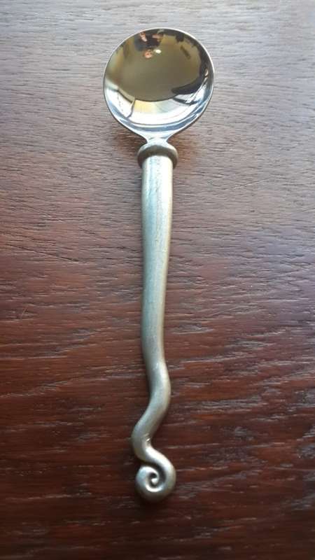 C.BOYES Carrol Boyes Pewter - Ice Cream Spoon (Wave Design)