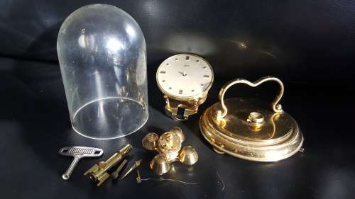 Vintage German Schatz & Sons Mantle Dome Clock Parts