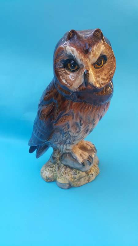 Royal Doulton Whyte and Mackay short eared owl porcelain figurine