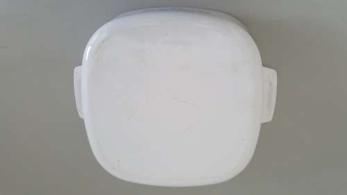 VINTAGE BLUE AND WHITE CORNING WARE CASSEROLE DISH