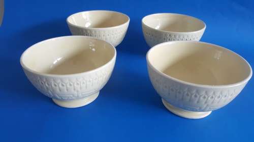 Vintage 4 x Crown Devon - Voortrekker Bowls 1949 (S.V.K / U.W.B)