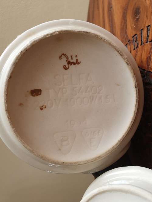 LARGE SELFA VINTAGE PORCELAIN KETTLE