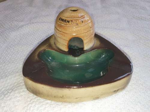 SOUTH AFRICA POTTERY S.A KRUGER PARK VINTAGE ASHTRAY