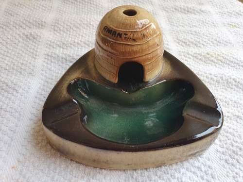 SOUTH AFRICA POTTERY S.A KRUGER PARK VINTAGE ASHTRAY