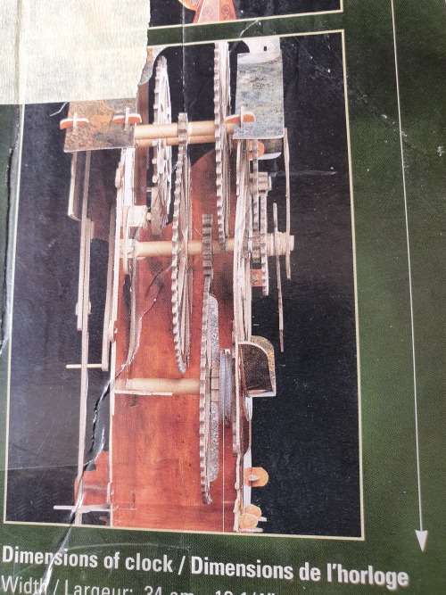 New Wrebbit Built Art Collection Medieval Clock 3D Unassembled Model