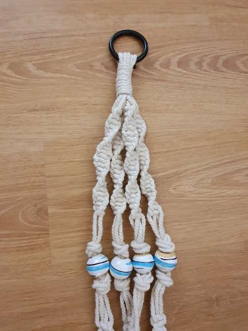 Vintage Retro Mid Century Macrame Plant Hanger