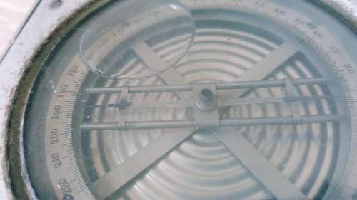 A MEISSNER BERLIN WW2 AVIATION GERMAN AIRCRAFT INSTRUMENT, SERIAL NO. 2144