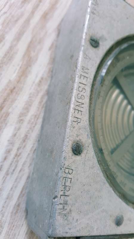 A MEISSNER BERLIN WW2 AVIATION GERMAN AIRCRAFT INSTRUMENT, SERIAL NO. 2144