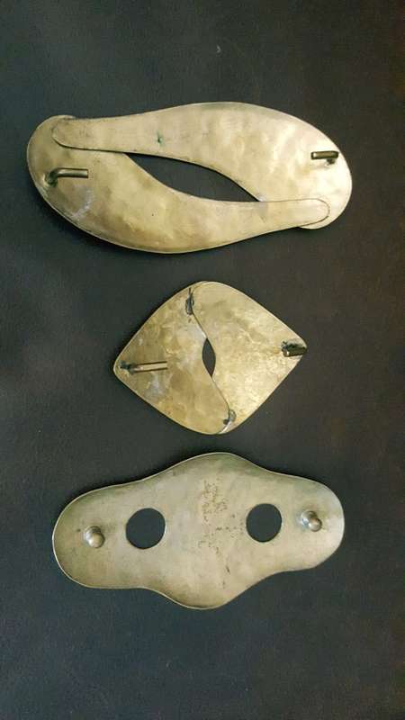 Vintage collection of Brass Belt Buckles 1980`s