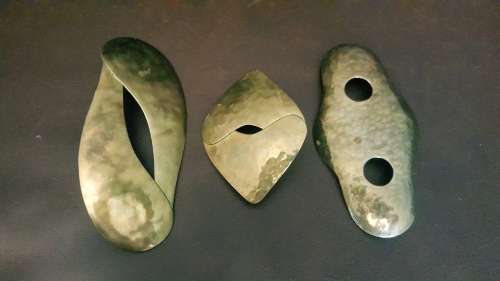 Vintage collection of Brass Belt Buckles 1980`s