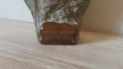 1989 SA Artist Keith Calder "Eromel collection" solid Bronze statue