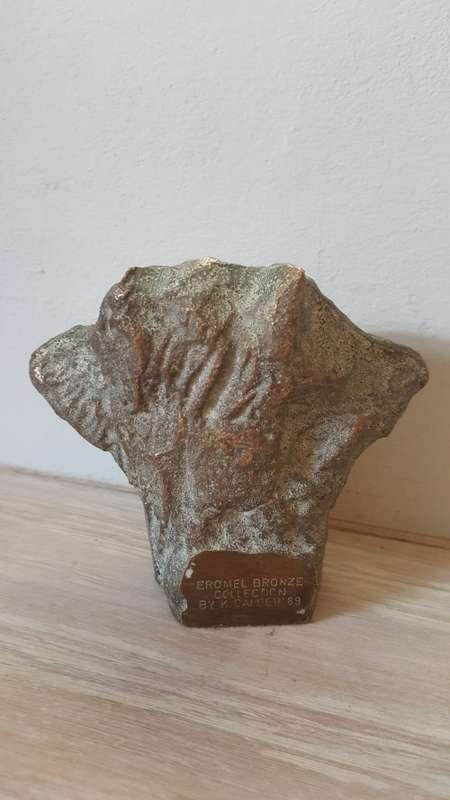 1989 SA Artist Keith Calder "Eromel collection" solid Bronze statue