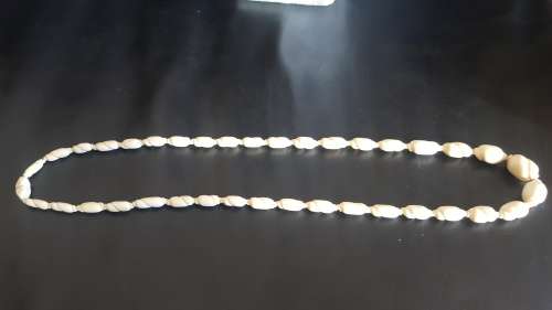 Beautiful Vintage Hand Carved Bone Necklace