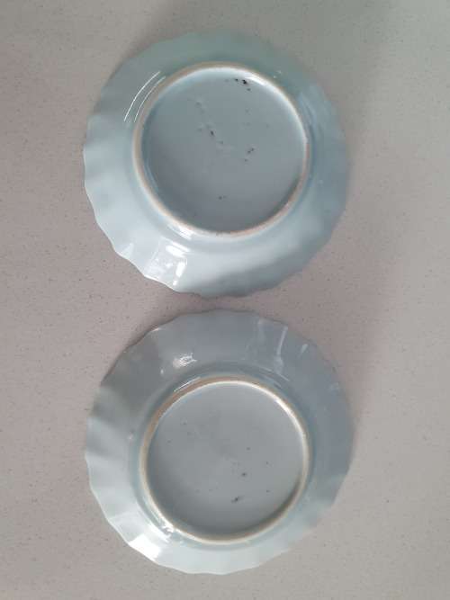 ANTIQUE CHINESE BLUE AND WHITE PORCELAIN DISHES