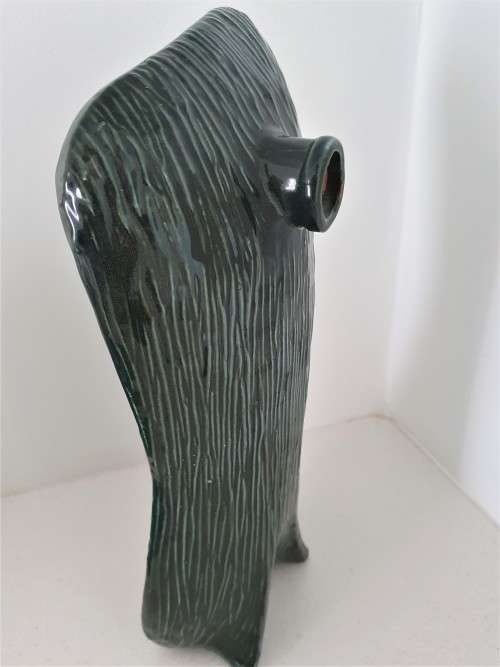 Vintage Decanter Italy Green Porcelain By Ardo Girlamo Luxardo