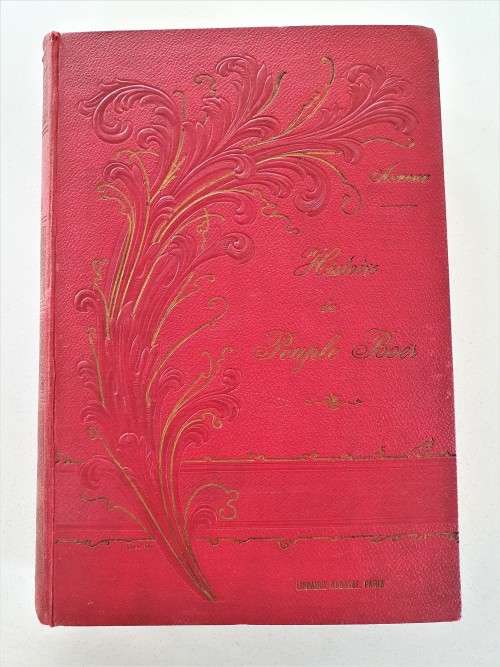 Histoire du Peuple Boer Prologue (1652-1814) Hand Cover Antique Book
