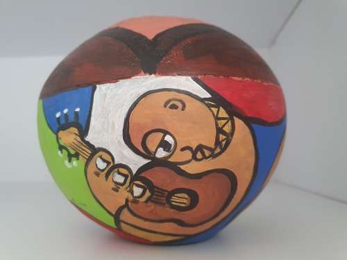 Lucas Mahome (South African Artist, 20th century) Pottery Bowl