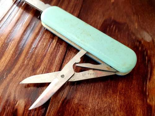 Vintage Wenger Delemont Swiss Army Pocket Knife