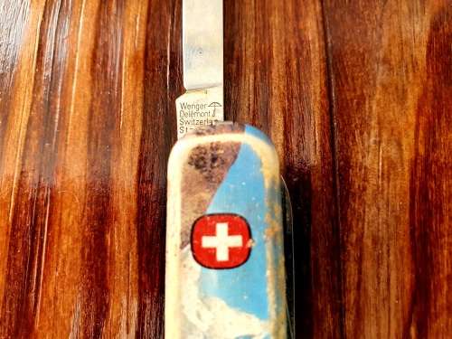 Vintage Wenger Delemont Swiss Army Pocket Knife
