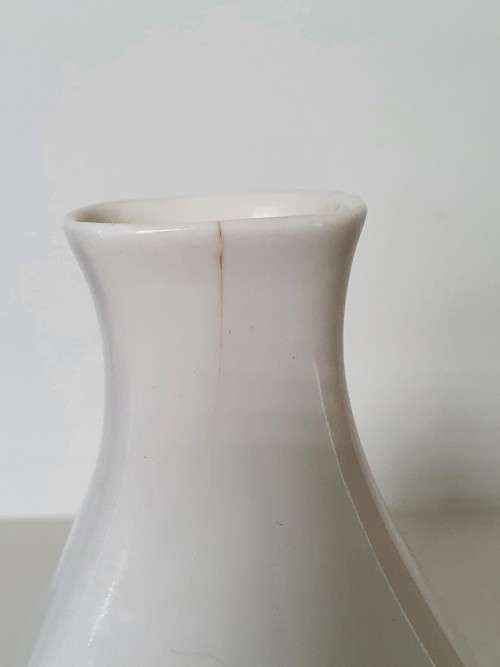 AK Kaiser Germany Porcelain White Mid Century Modern vase
