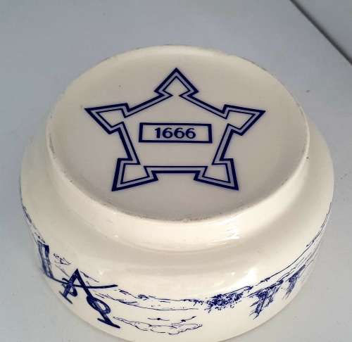 VOC 1666 Commemorative Porcelain Bowl