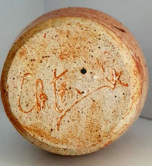 Vintage Pottery Vase by S.A Potter Chris Patton  The foreigner