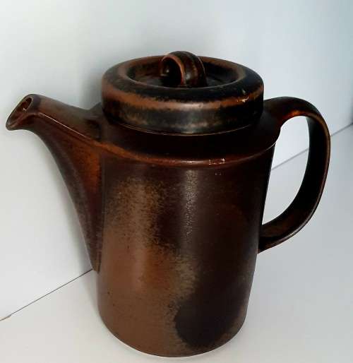 Large Arabia of Finland Coffee Pot Ruska Pattern