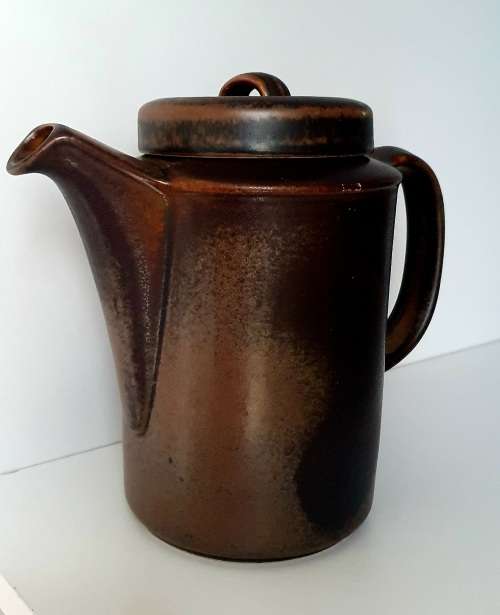 Large Arabia of Finland Coffee Pot Ruska Pattern