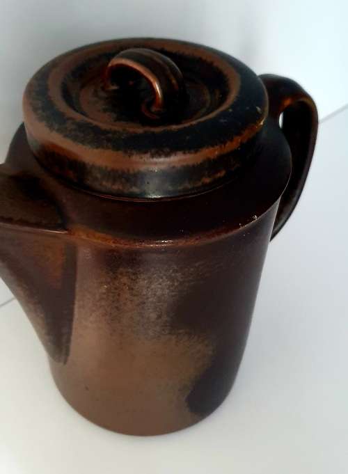 Large Arabia of Finland Coffee Pot Ruska Pattern