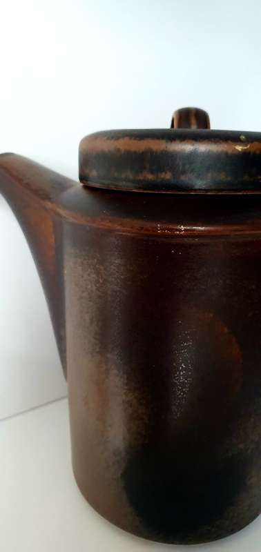 Large Arabia of Finland Coffee Pot Ruska Pattern