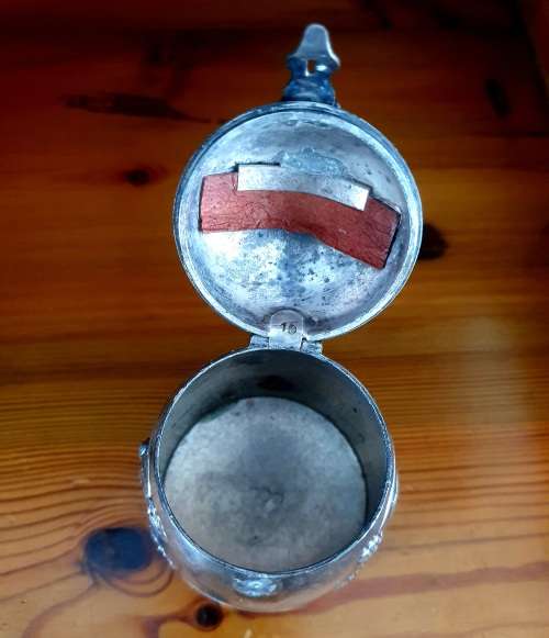 ANTIQUE ART NOUVEAU GERMAN WMF SILVER CHILDS SAVING BANK