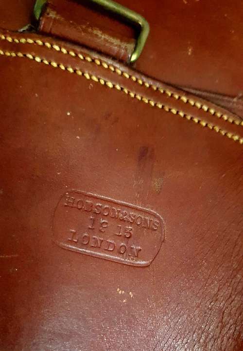 Hobson and Sons London Leather Gun Holster 1913
