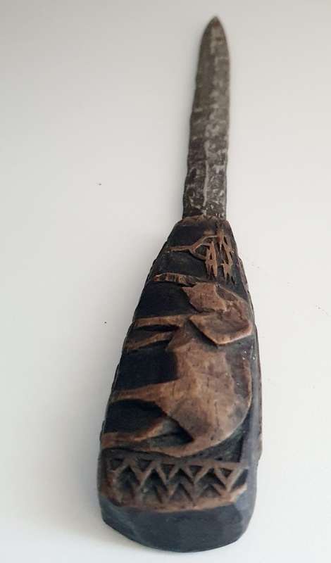Handcraved Kruger Park Wild Tuin Wooden and Steel Blade Letter opener