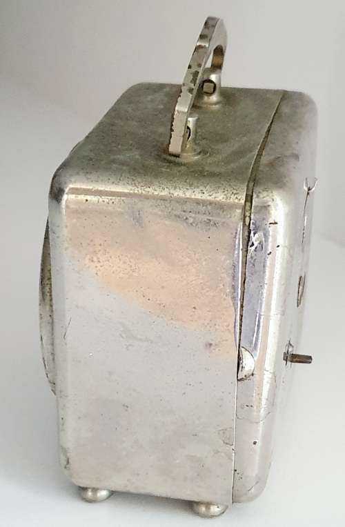 Antique Lenzkirch German Alarm Travel Clock
