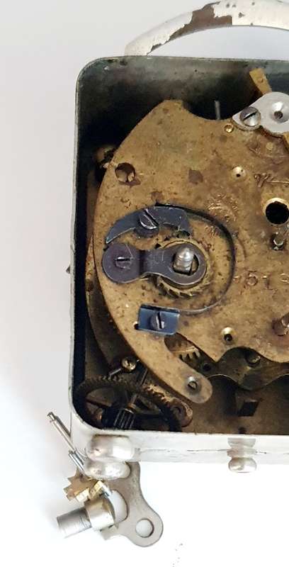 Antique Lenzkirch German Alarm Travel Clock