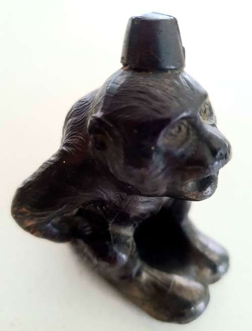 Antique Art Deco Brass Monkey Incense Burner/Smoke Cigarette Holder