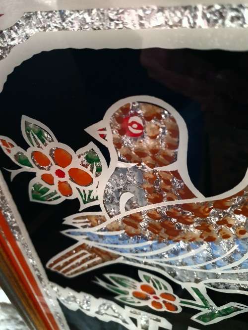 Religious Afrikaans Foil Glass Art