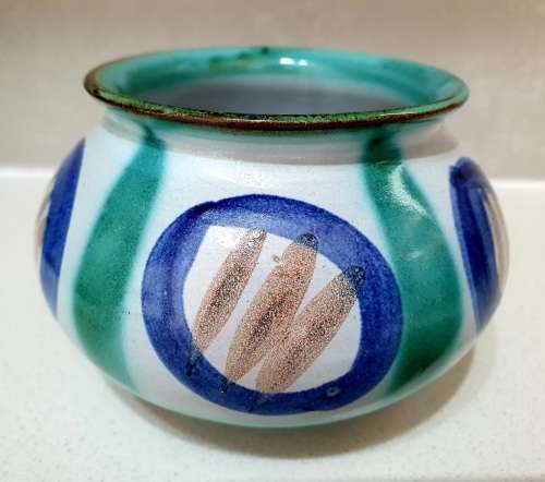 Tintagel Cornwall Pottery footed Vase (England)