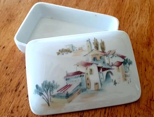 ROSENTHAL LIS MÜLLER HANDMALEREI MÜNCHEN GERMANY TRINKET BOX