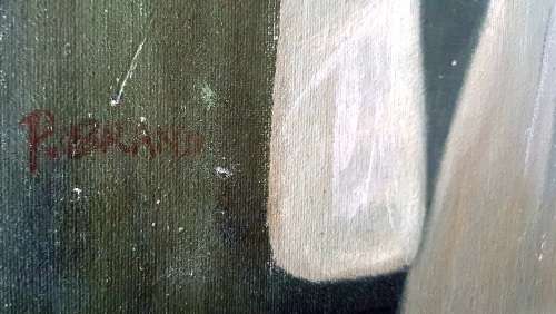 STILL LIFE Painting Signed P. Brand