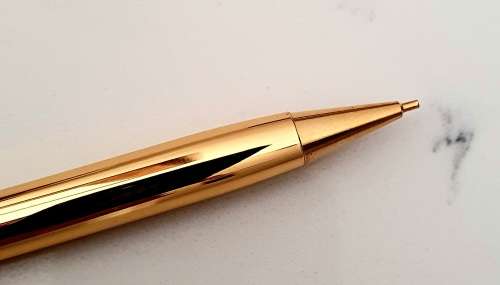 Vintage MINKA gold tone pen and pencil set