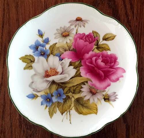 Jones and Middleton Burslem england Handpainted Floral Plate
