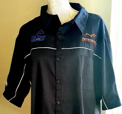 Harley Davidson Two Passes Rally 2018 collared Black Shirt