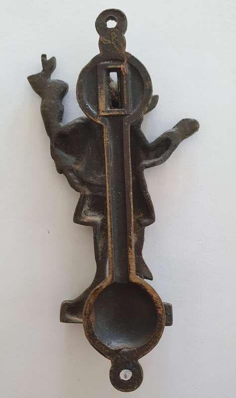 Antique Door Knocker of The Trusty Servant Hircocervus
