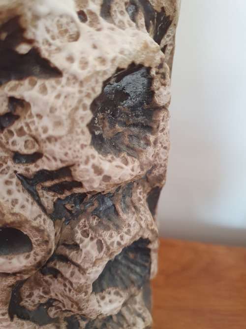 LARGE Carstens Tonnieshof Brutalist Mooncrater Fat Lava West Germany Vase