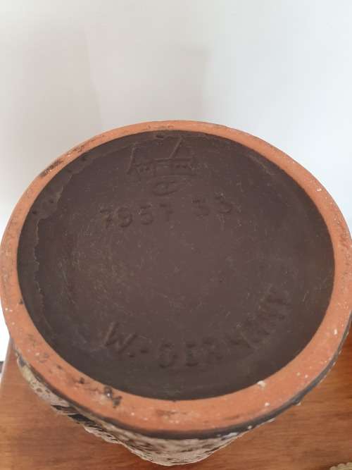 LARGE Carstens Tonnieshof Brutalist Mooncrater Fat Lava West Germany Vase