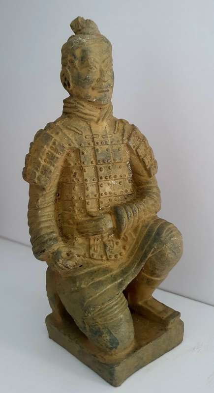 Vintage Chinese Terracotta Ceramic Warrior Statue/Figurine