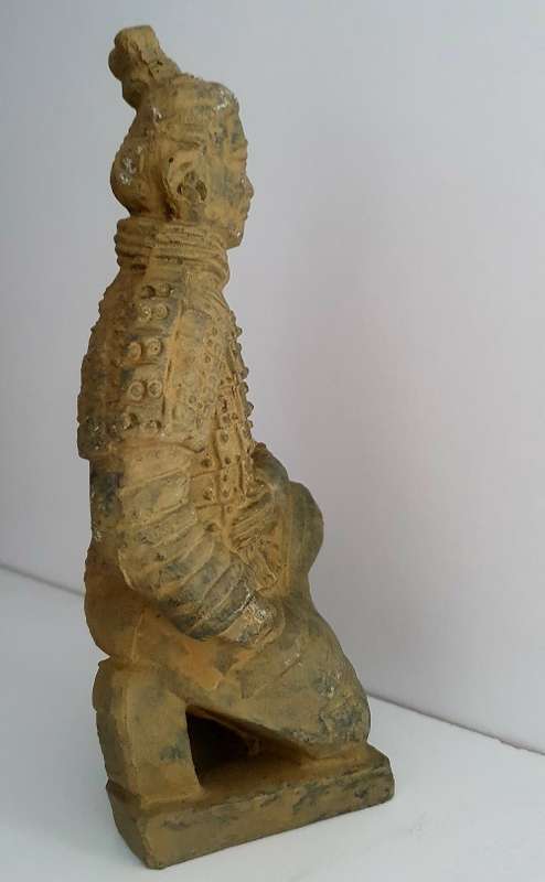 Vintage Chinese Terracotta Ceramic Warrior Statue/Figurine
