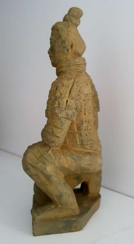 Vintage Chinese Terracotta Ceramic Warrior Statue/Figurine